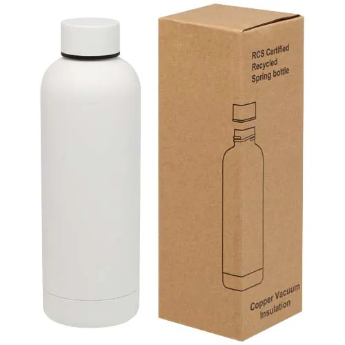 Bouteille isotherme avec isolation par le vide Spring 500 ml en cuivre inoxydable recyclé certifié RCS