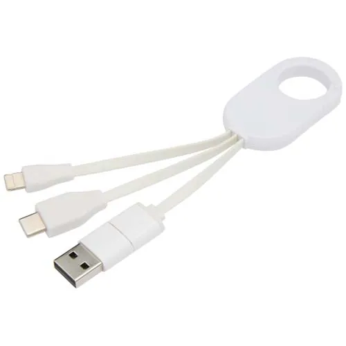 Câble de charge 4 en 1 Troop en plastique recyclé