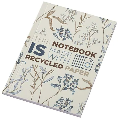 Cahier Novella Austen A6 recyclé à couverture souple de 50 feuilles