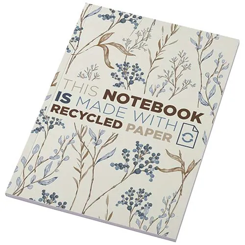 Cahier Novella Austen recyclé A5 à couverture souple de 50 feuilles