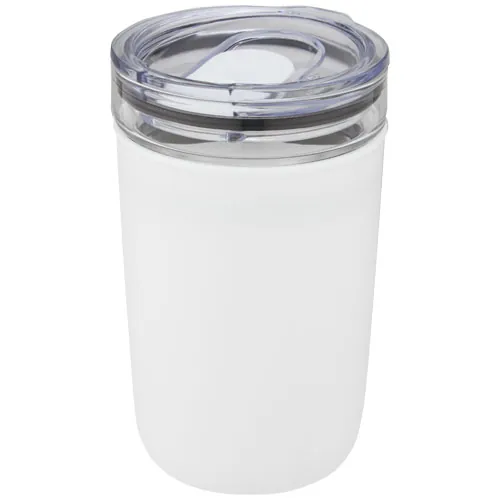 Gobelet en verre Bello de 420 ml avec paroi extérieure en plastique recyclé