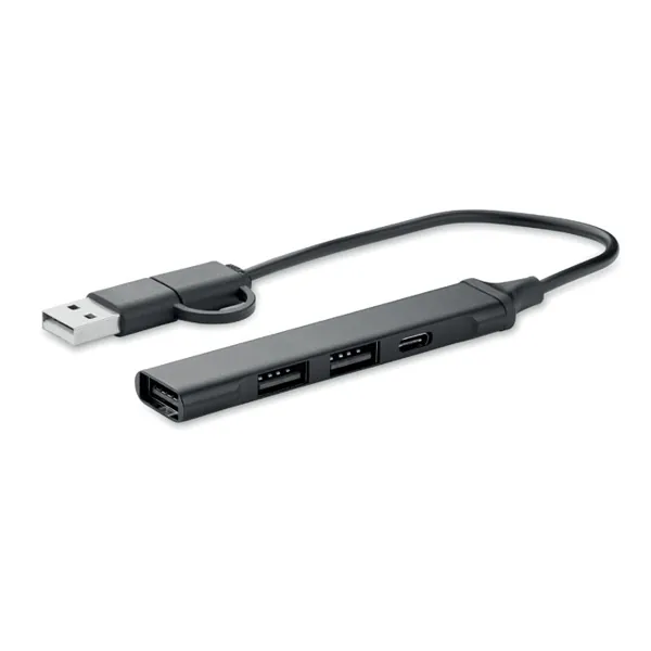 Hub USB 4 ports 19 cm - CURRENT