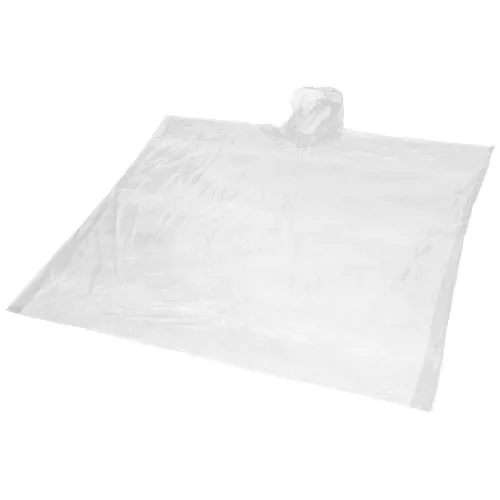 Poncho jetable pour la pluie Mayan recyclé certifié GRS avec pochette de rangement