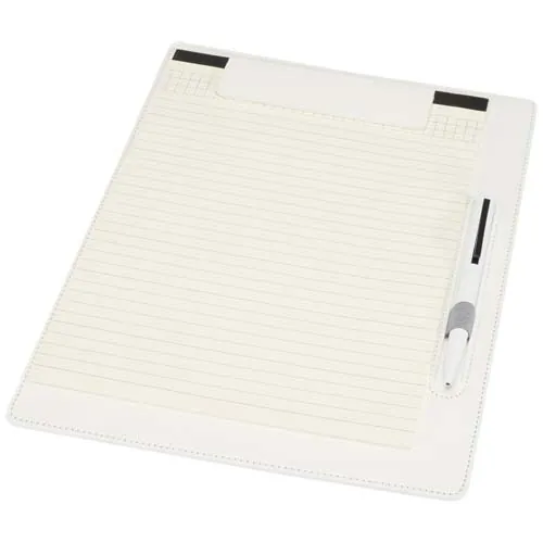 Porte-bloc Clast A4 avec fermeture magnétique et stylo bille recyclé RCS (encre noire)