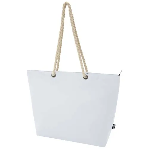 Sac shopping Panama recyclé GRS isotherme de plage avec poignées en cordelette 23L
