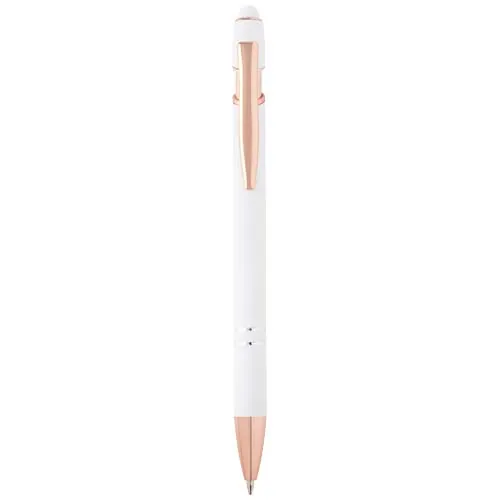Stylo bille Nanna avec finition or rose (encre bleue)