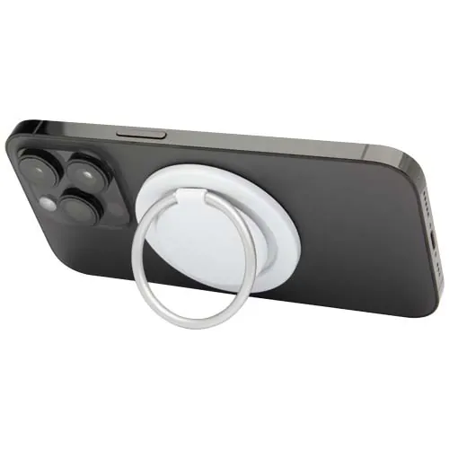 Support de téléphone Albali magnétique en plastique recyclé avec anneau de support