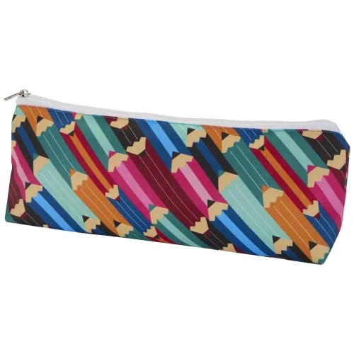 Trousse à crayons Ekki en RPET avec impression par sublimation